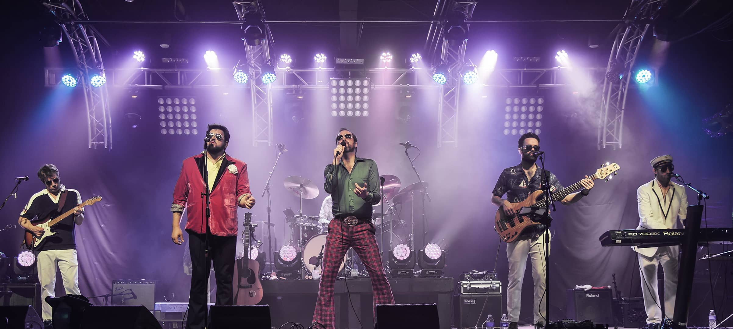 Promotional photo of The Ron Burgundy's performing live